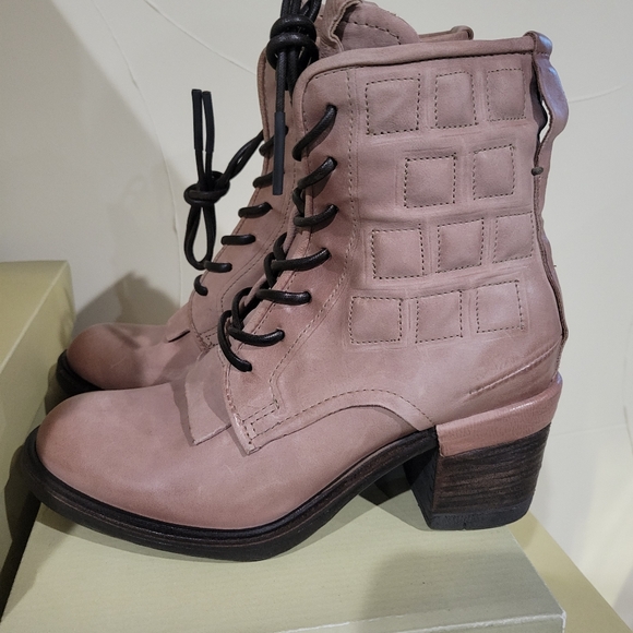 NIB A.S.98 JALEN Women's Pink Ankle Boots 38